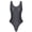 Gray, variant on Women's Glossy Slim Fitted Oil Shiny T-shaped Bodysuits Tank Top Leotard