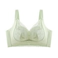 thumbnail image 4 of Lovzfmll Women's Non Steel Ring Style Printed Gathered Middle Button Breathable Underwear Daily Bra, 4 of 6