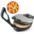 thumbnail image 1 of StarBlue Automatic Electric Stainless Steel Non-stick Roti Maker 10-inch, 1 of 7