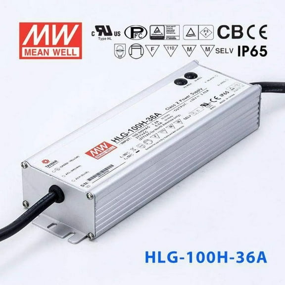 Mean Well HLG-100H-36A Power Supply 100W 36V - Adjustable
