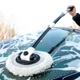 thumbnail image 4 of 2023 New Car Cleaning Brush 15 Degree Bend Car Wash Brush Telescoping Long Handle Cleaning Mop Chenille Broom Auto Accessories (Black Brush), 4 of 7