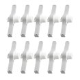 thumbnail image 2 of Shisuyan Food Pouch Clip White 10Pcs 5.3X2.1X1.4in, 2 of 8