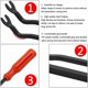 thumbnail image 5 of Alicates para pasadores, diseño ergonómico para un fácil manejo del extractor de sujetadores, kit de herramientas para quitar molduras, ideal para molduras interiores de automóviles y paneles de, 5 of 5