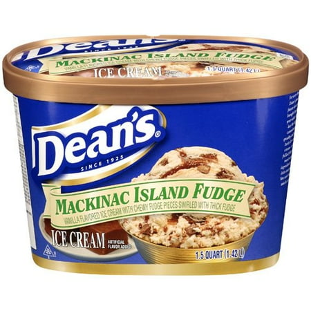 Dean?s Mackinac Island Fudge Ice Cream, 1.5 qt