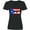 AB-Black, variant on Inktastic Puerto Rico Flag in Text Women's V-Neck T-Shirt