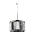 thumbnail image 5 of Sydney 8 light Polished nickel Chandelier Silver Shade (Grey) Royal Cut Crystal, 5 of 7