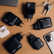 Verbatim 65-Watt GaN Charger with Retractable Cable