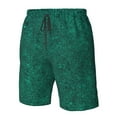 thumbnail image 4 of Logiee Teal Marble Print Mens Swim Trunks Quick Dry Board Shorts,Breathable Hawaii Beach Shorts Swimwear Bathing Suits-XX-Large, 4 of 6