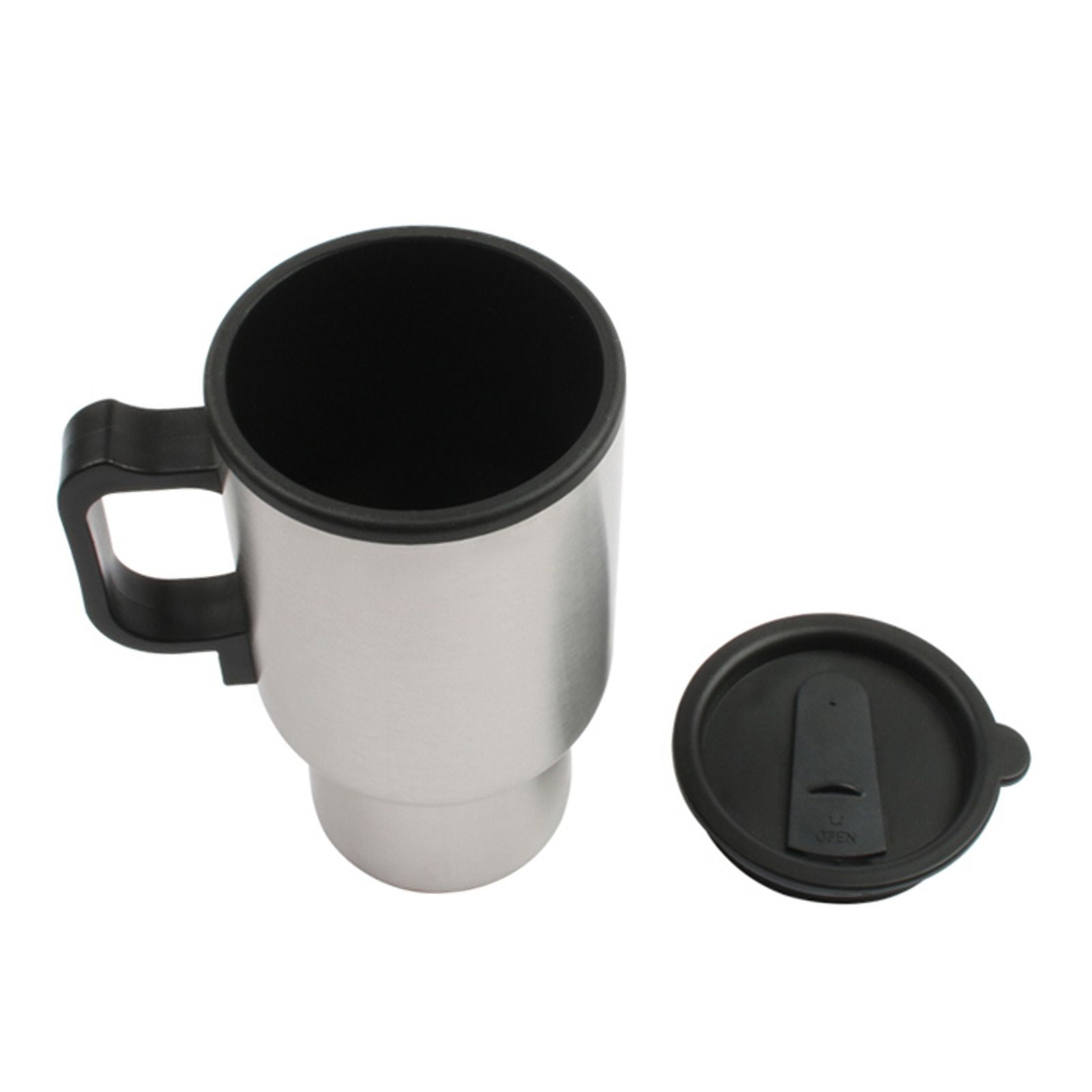 LEJIEYIN Temperature Control Mug Travel Heating Cup Electric Heating Cup  for Coffee in Car 12V Heated Mugs Smart Coffee Cup Keep Milk/Tea Warm LCD