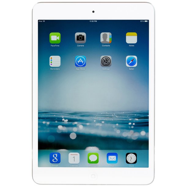 Apple Ipad Mini 2 With Retina Display Mf075ll A 16gb Memory Wi Fi 4g Lte Verizon White With Silver Old Version Walmart Com Walmart Com