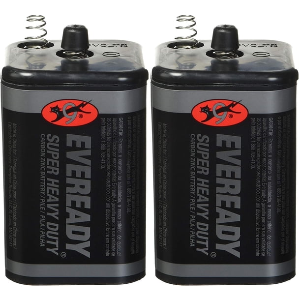 Pilas Eveready 6V Super Heavy Duty, paquete de 2