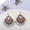 Orange, variant on Vintage Tassel Ethnic Gypsy Drop Stud Earrings Jhumka Wedding Indian Jewelry -Silver