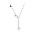 thumbnail image 4 of QQTDFG 925 Sterling Silver Choker Tiny Butterflies CZ Necklace A2687-default, 4 of 6