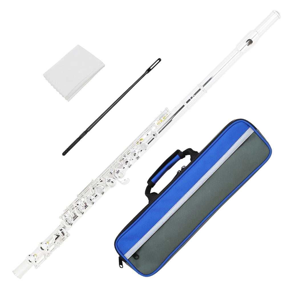 CEORPER Professional C Tone Closed Hole Flute 16 Hole Flute with E Key Woodwind Instrument For Students And Musicians Enduring