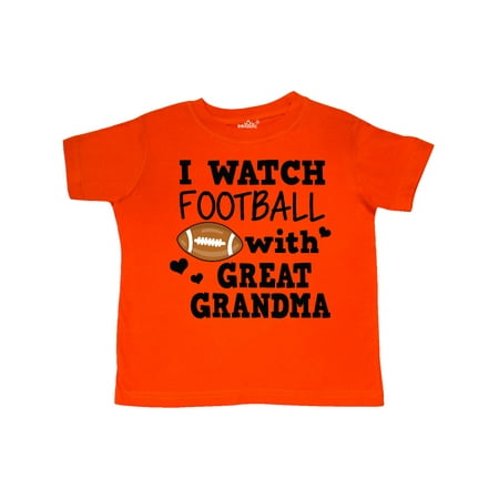

Inktastic I Watch Football with My Great Grandma Gift Toddler Boy Girl T-Shirt
