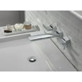 thumbnail image 5 of Delta T3599LF-SS-PR-WL Pivotal 1.2 GPM Wall Mounted Widespread Bathroom Faucet - Lumicoat, 5 of 7