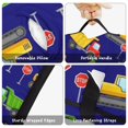 thumbnail image 6 of Excavator and Cloud Blue Pattern Teens Toddler Nap Mat with Pillow, Sleeping Mat Bag for Preschool Daycare 59"x22", 6 of 6