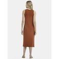 thumbnail image 2 of Time and Tru Women's Midi Column Dress, Sizes XS-XXXL, 2 of 4