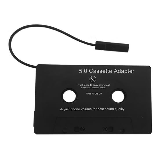 Flmtop Adaptateur de Cassette Stéréo Universel Rechargeable Bluetooth-compatible5.0 Convertisseur de Cassette Audio AAC/MP3/SBC pour Voiture