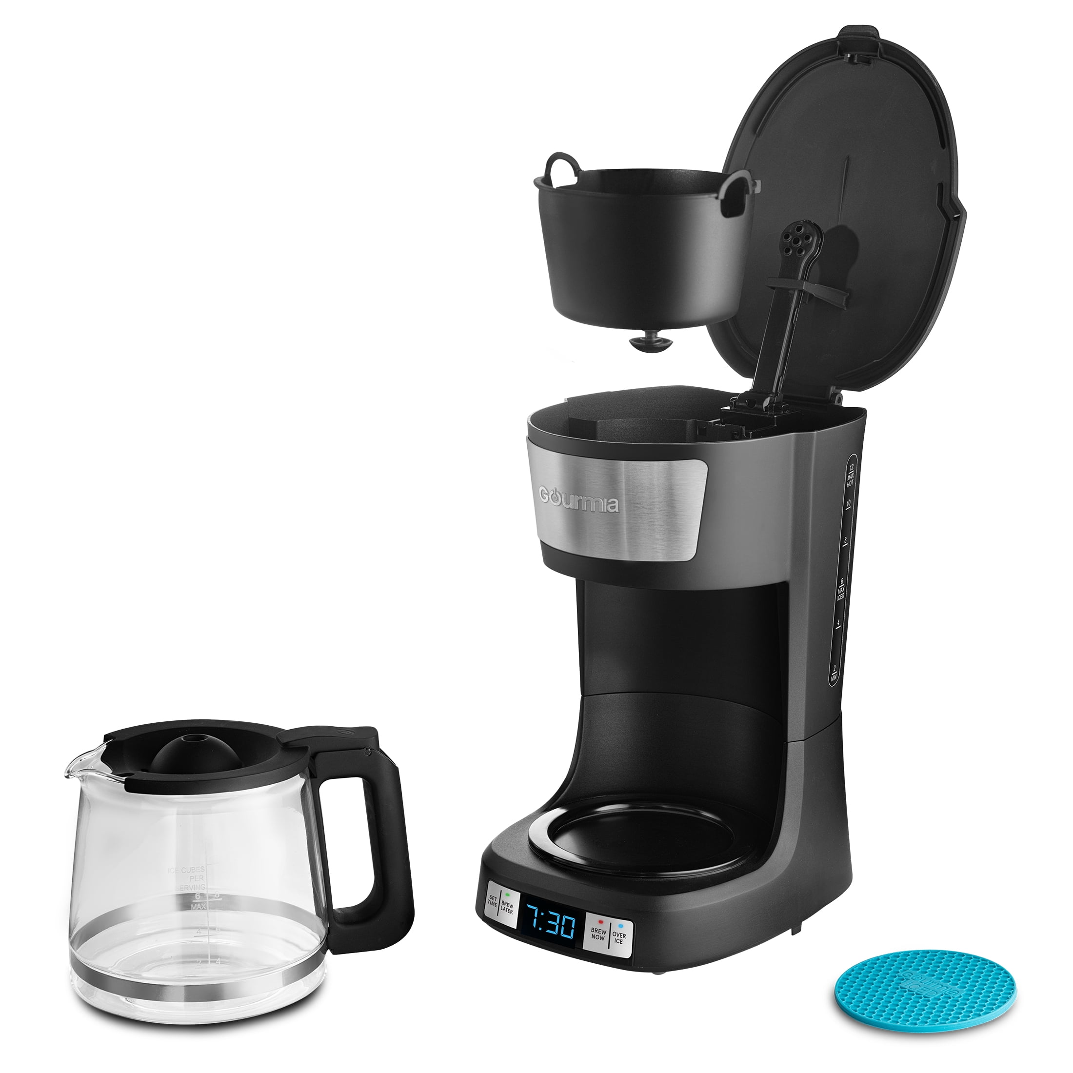 Buy Gourmia 12 Cup Programmable Hot & Iced Coffee Maker with Keep Warm
