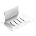 thumbnail image 1 of pitrice Non punching soap box soap rack - silver brushed [silver], 1 of 1