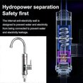 thumbnail image 4 of Electric Hot Water Faucet, Electric Instant Heater Kitchen Mixer Tap, 360° Rotatable Stainless Steel with LCD Temperature, 4 of 5