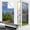Black Silver, variant on 3D Rainbow Window Privacy Film, Stained Glass Window Film Static Cling, Decorative Frosted Glass Window Cover, UV Blocking & Heat Control Window Cling for Home Bathroom Bedroom (Leaf, 17.5 X 78.7 in)