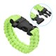 thumbnail image 4 of Pulseras de paracord de supervivencia Uxcell, pulsera de paracord trenzada, verde claro, 4 of 5