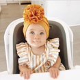 thumbnail image 3 of Gorro cálido con estampado de lunares para recién nacidos, gorro plegable de flores para niñas pequeñas, gorro de Donut para niña, gorro de flores para el pelo indio, gorro Fetal para niño, 3 of 4