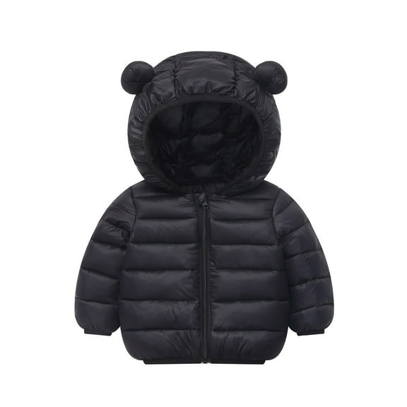 Baby Girls Winter Coat,Baby Boys Puffer Coat Bear Ear Cute Jackets Zipper Windproof Jacket Outwear for Baby Boys Baby Jacket Baby Winter Clothes