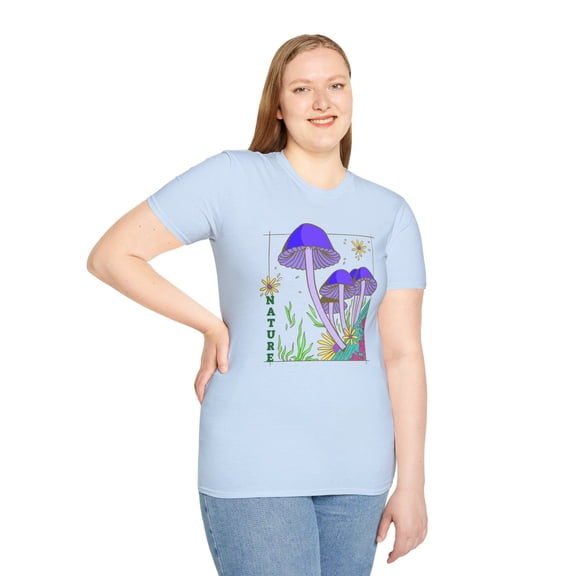 Cottagecore Mushroom, Gildan Unisex Softstyle T-Shirt, Graphic Tee, S-3XL