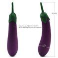 thumbnail image 2 of Consolador de berenjena vegetal saludable, vibrador de silicona, tapón anal, masajeador de clítoris y punto G, consolador con palo de masturbación, juguete estimulador Vaginal, 2 of 7