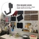 thumbnail image 5 of 20pcs Peg Plack Hook Plastic J Style Pantalla Pantalla de gancho Suministros de suspensión, 5 of 7
