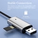 thumbnail image 4 of Bearachild Receptores compatibles con Bluetooth Adaptador USB de 3,5 mm para vehículos Transmisores multimedia manos libres de música Cables de audio/vídeo, 4 of 6