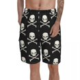 thumbnail image 1 of Shorts de Bain Pirate en Polyester Motif Maillot de Bain Homme, 1 of 5