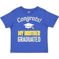 thumbnail image 3 of Inktastic Congrats My Brother Graduated with Cap Boys or Girls Toddler T-Shirt, 3 of 5