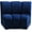 Navy, variant on Meridian Furniture Infinity Gray Velvet Modular Chair