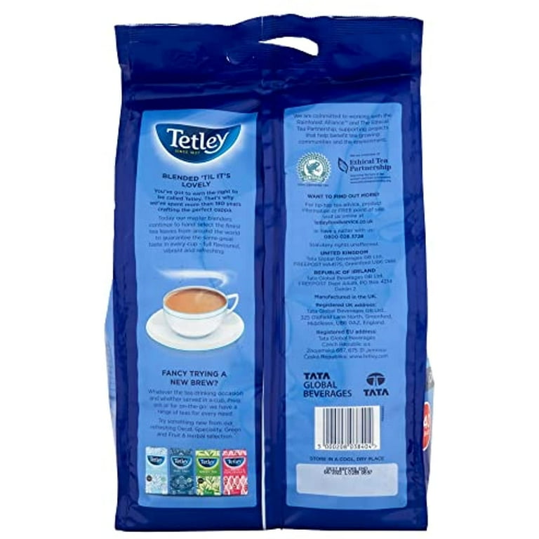 Tetley One Cup Tea Bags, 1100 : : Grocery