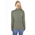 thumbnail image 4 of Attitude Unknown Women’s and Women’s Plus Ponte Blazer, Sizes XS-3X, 4 of 5