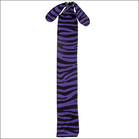 Tail Lycra Bag - PURPLE ZEBRA TOUGH-1 WESTERN HORSE TACK GROOMING PRINTED LYCRA TAIL BAG