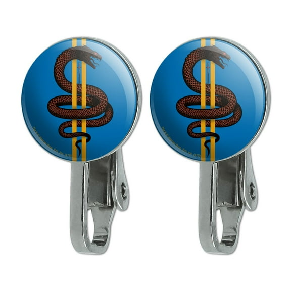 Harry Potter Basilisk Novelty Clip-On Stud Earrings