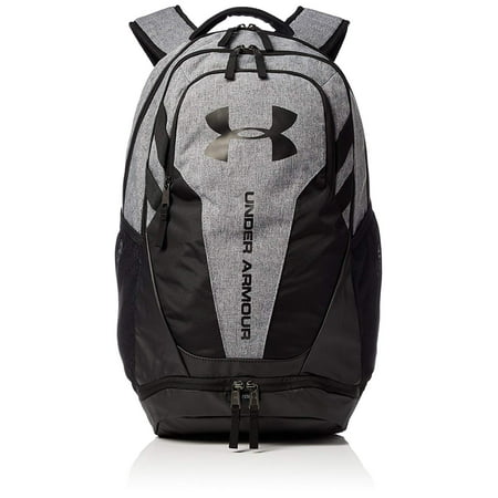 Under Armour Hustle 3.0 Backpack, Graphite Medium Heat/Black -