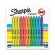 Photo 1 of Sharpie Pocket Highlighters, Chisel Tip, Fluorescent Colors, 12 Count