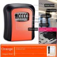 thumbnail image 1 of QJUHUNG 1pc Wall-mounted Key Storage Lock Box  Household Key Waterproof Convenient Combination  4-digit Password Lock Box  Indoor And Outdoor Fixed Spare Key And Shared Key Resettable Cod, 1 of 7