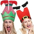 thumbnail image 5 of Christmas Decorations Party Santa Hat Old Man Elf Clown Pant Leg Hat Party Supplies Gifts, 5 of 5
