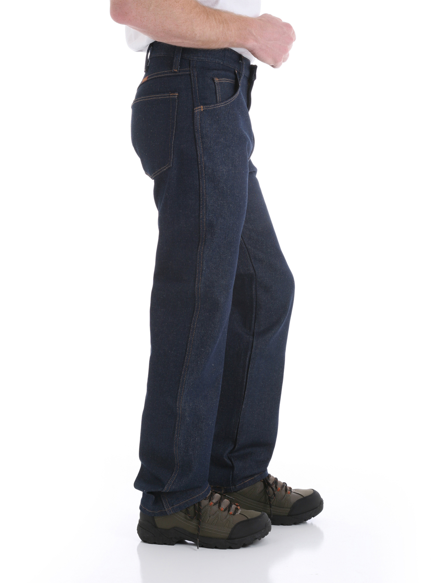 Rustler Men's Regular Fit Bootcut Jeans, Dark Wash photo 3