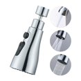 thumbnail image 2 of 3 Functions Spray Head 360 °Swivel Faucet Spayer Head G1/2 Water-saving Sink Aerator For Kitchen Faucet Replacement Spray Head ,Easy to Install, 2 of 6