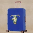 thumbnail image 1 of Luggage Cover Scratch Resistant Trolley Protective Case Apply To 18-32 Inch Golden Flower Print Suitcase Travel Accessory Covers 8Golden flower T L (26-28inch), 1 of 6