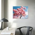 thumbnail image 3 of Nawypu  Flower Canvas Wall Art Cherry Sakura Blossom in Spring Picture Print Modern Home Decor Elegant Flowers Artwork Abstract Floral Paintings on Canvas for Bedroom Girls Room Decor, 3 of 4