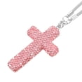 thumbnail image 3 of unbranded 2Ud Colgante Cruz Rosa Para Espejo Retrovisor Con Elegante En, 3 of 8